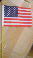 4" x 6" stick flags US DZ 