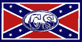HBS 166 	"CS Buckle Sticker" OVAL IN CENTER OF FLAG  