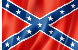 Printed Poly Battle Flag (Naval Jack) Poly Flag, Rebel Flag, Confederate Flag