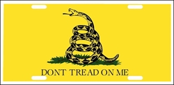 Tag 19 GADSDEN FLAG "DON’T TREAD ON ME" YELLOW WITH  SNAKE 