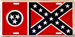 Tag 36 TENNESSEE BATTLE FLAG COMBINATION 