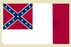 Third National Confederate Poly Flag 3x5 