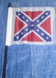 4" x 4" stick flags battle flag DZ 