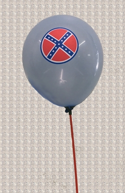 Battle Flag 9 Inch  Blue Balloons DZ 