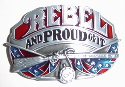 BB410 Rebel and Proud Buckle 