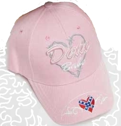 Dixie Babe Pink Cap with Heart 