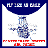 S171 "FLY LIKE AN EAGLE"-CONFEDERATE STATES AIR FORCE w/HOT AIR BALLOON 