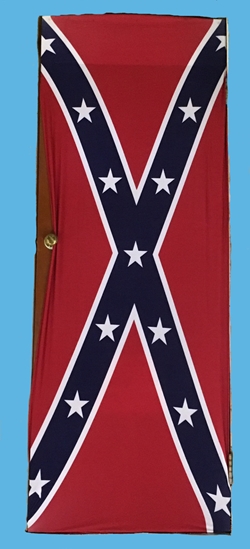 Confederate Flag Spandex Door Cover 
