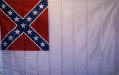 600-D Sewn 3 x 5  Second National Confederate Flag 