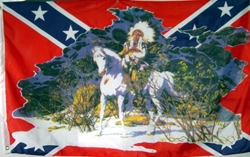 Indian Chief on Horse Confederate 