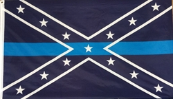 Confederate Blue Lives Matter Flag 