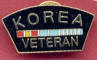 HP4963  KOREA Veteran   Hat Pin 