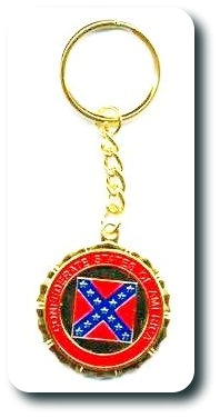 KC1 Key chain with great seal of the Confederate States 