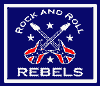 S190  "ROCK AND ROLL REBELS" w/CROSSED CONFEDERATE GUITARS 