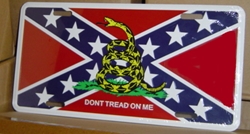 Tag 54 REBEL DONT TREAD ON ME TAG 