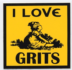 S196   "I LOVE GRITS" W/ GIRL 