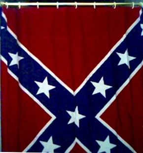 Battle flag shower  curtain 