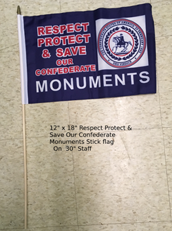     12" x 18" Stick flag    Save Monument DZ 