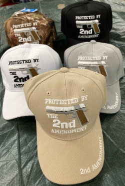 2nd Amendment Light Color Cap Assortment 
