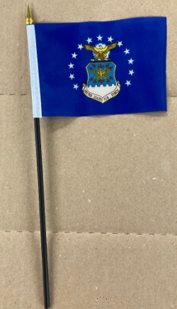 4" x 6" stick flags AIR FORCE DZ 