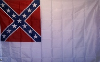 600-D Sewn  Second National Confederate Flag 