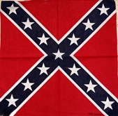 BAND100   Battle Flag Bandanna Cotton   (Each)          