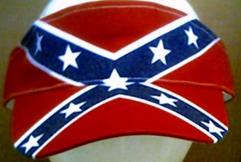 Battle Flag Visor Printed 