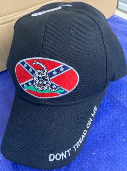 Black Cap with Snake, Dont Tread On Me Patch on BF 