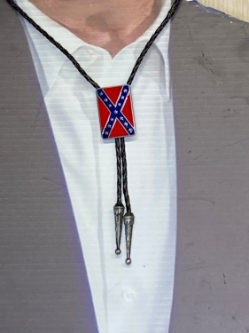 Bolo Tie Battle Flag Sold Individually - Bolo Battle Flag