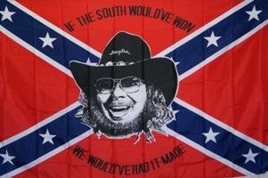 CONF Flag  w/ HANK  WILLIAMS JR 