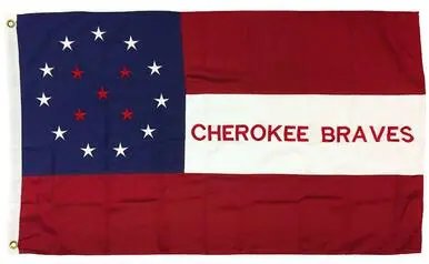 Cherokee Braves Poly Flag 3x5 