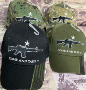 Come and Take It with weapon Cap Assorted Dozen 