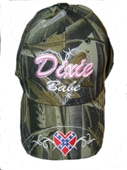 Dixie Babe Camo Cap with Heart 
