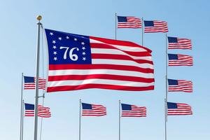 F520 Bennington 3x5 Poly Flag 