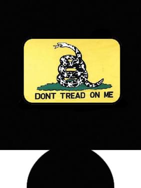Gadsden Black Koozie (cheaper by the dozen) GADSDEN  