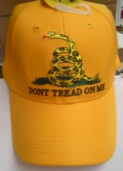 Gadsden, Dont Tread On Me Caps Yellow 