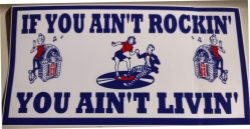 HBS 184 	"IF YOU AIN’T ROCKIN’ YOU AIN’T LIVIN" w/ KIDS ON JUKE BOX, DANCING ON RECORDS, ETC. 