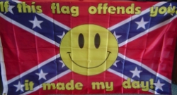 "If this flag offends you" Smiley Flag 