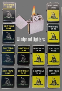 Lighter 117 Gadsden Lighter Assortment on Display Card sold by the Dozen 