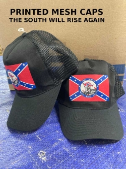 MESH CAP, THE SOUTH WILL RISE AGAIN PRINTED 