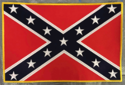 P701 12"  x  8" Battle flag Patch Embroidered Each 