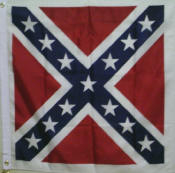 Poly Printed Sq  ANV BF w/ White Border Flag - SQ BF