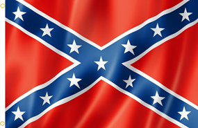 Confederate Flag, printed poly, Battle Flag, Naval Jack