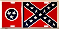 Tag 36 TENNESSEE BATTLE FLAG COMBINATION - Tag #36
