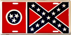Tag 36 TENNESSEE BATTLE FLAG COMBINATION 