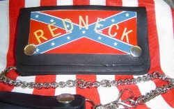 Trucker Leather Wallet With Chain Redneck 