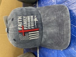 CP456 Faith, Family, Firearms, Freedom Cap. Vecro Closure - CP456