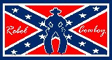 Rebel Cowboy HBS136 Sticker, sold by the dozen 