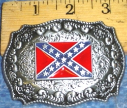 BB133 Small Western Style with Battle Flag  