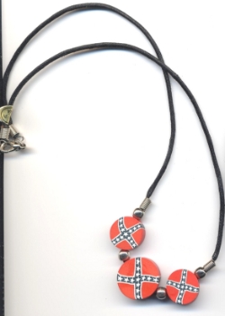 Necklace #63 Three Disk BF With silver ball spaces See Below for Discount Pricing Per Dozen 